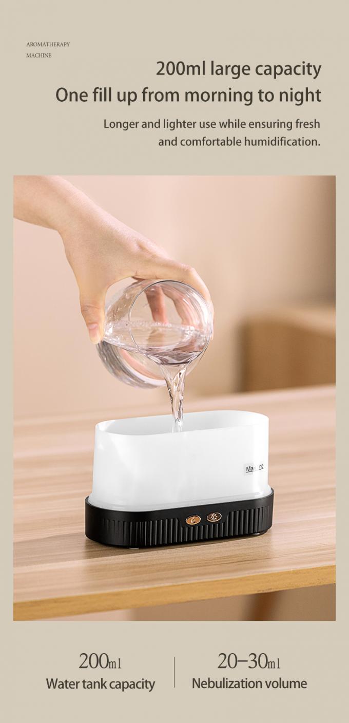 HOMEFISH 230ML Aromaterapi Ultrasonik Alev Aromayı Sıcak Işıkla 12