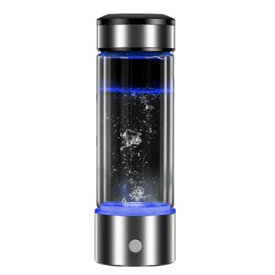Hidrojen Jeneratörü Kupa Su Filtresi 430ml Alkali Yapımcı Hidrojen Zengin Taşınabilir Su Şişesi İonizatör Saf H2 Elektroliz