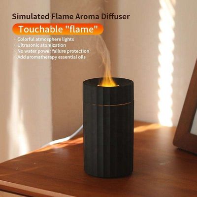 İyi fiyat Yeni Geliş Yeni Sıcak USB Esanslı Yağ Alevi Aroma Diffuser Ultrasonik Hava Taşınabilir Susuz Nemlendirici 100Ml Araba Aroma Diffuser çevrimiçi