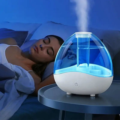 HOMEFISH Ultrasonik Atomlaştırma Nemlendiricisi 150ml/H-250mL/H Gece Işığı ile Büyük Sis Çıktısı