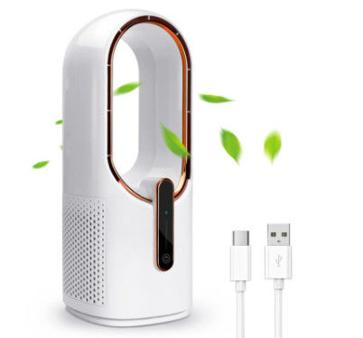 İyi fiyat HOMEFISH Yapraksız Ventilatör Oda Nemlendiricisi USB Şarj edilebilir Hava Soğutucusu 3 Deviz çevrimiçi