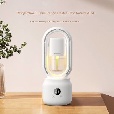 300ml 2 In 1 Klima Nemlendiricisi Vaneless Fan 2000mAh Şarj edilebilir Pil