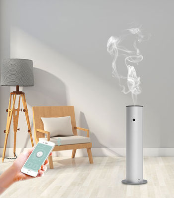 İyi fiyat HOMEFISH Soğuk Atomlaşan Saf Yağ Parfüm Makinesi 500ml Yerde Taşıyan Aromayan Diffuser Otel Lobisi için WIFI Kokun Diffuser çevrimiçi