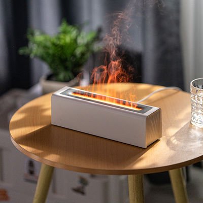 satın al HOMEFISH Alev Simülasyon Nemlendirici Büyük Kapasiteli Masaüstü Aromaterapi Diffuser Yatak Odası için Atmosfer Işığı online manufacture