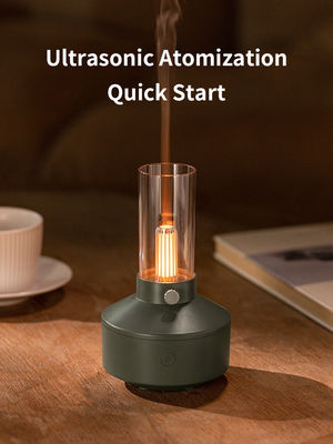 HOMEFISH Vintage Lamp Aromaterapi Makinesi Retro Tasarım Küçük Oda Nemlendiricisi Nemlendirme için