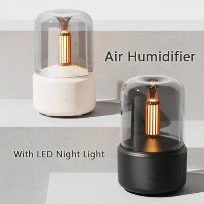 İyi fiyat Sis Nebulizer Nemlendirme Aromaterapi Diffuser Mini Taşınabilir Hava Nemlendirici Atmosfer Işığı ile Diffuser çevrimiçi