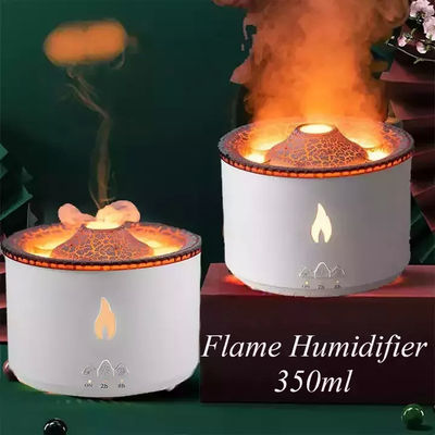 İyi fiyat 1 Örnek Ok Volkan Alev Nemlendiricisi Led Renk Alev Etkisi Ultrasonik Aromalı Yağ Diffuser Otel Ev Dropshipping için çevrimiçi