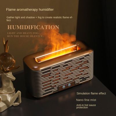 İyi fiyat Alev aromaterapi nemlendirici Nano sis sessiz büyük kapasiteli nemlendirme makinesi atmosfer ışığı ile çevrimiçi