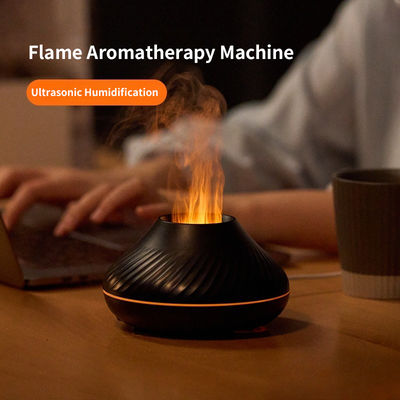 İyi fiyat HOMEFISH küçük oda nemlendirici Alev Işık Etkisi PP Fuselaj Essential Oil Aromaterapi Makinesi Nemlendirme için çevrimiçi