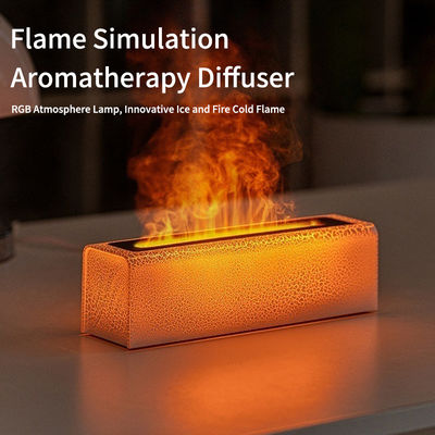İyi fiyat Lava Alevi Simülasyon Aromaterapi Diffuser Atmosfer Işığı ile Nemlendirici çevrimiçi